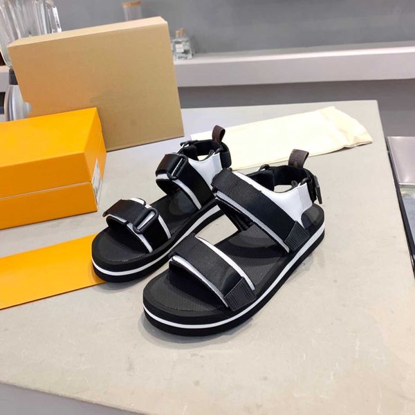 luxury designer flat sandals women men summer sporty leisure outdoor shoes multicolor velcro fashion sandal, Black
luxury designer flat sandals women men summer sporty leisure outdoor shoes multicolor velcro fashion sandal, Black