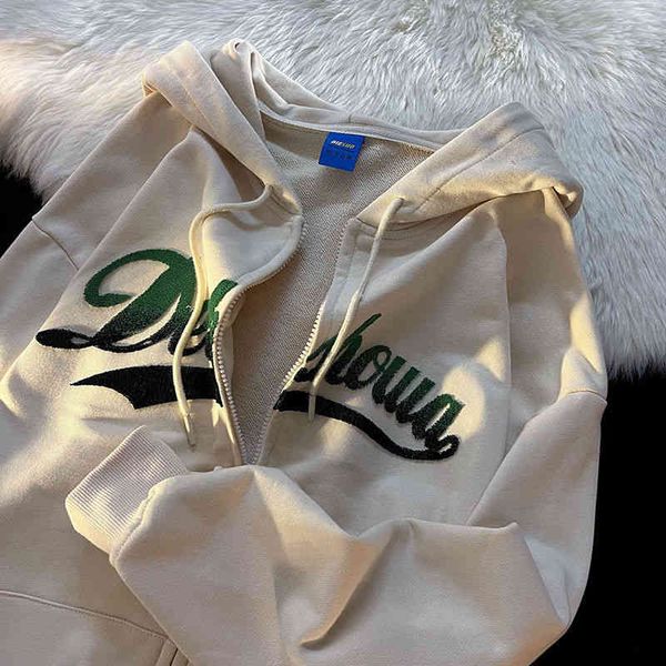 zip up hoodie y2k woman new goth sweatshirt sport coat pullover gothic letter long sleeve oversized vintage women jacket, Black
zip up hoodie y2k woman new goth sweatshirt sport coat pullover gothic letter long sleeve oversized vintage women jacket, Black