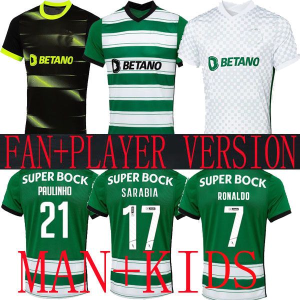 sporting cp 22 23 lisboa soccer jerseys ronaldo 7 lisbon special jovane sarabia vietto 2022 de football shirt kids kit maillots de foo home, Black;yellow
sporting cp 22 23 lisboa soccer jerseys ronaldo 7 lisbon special jovane sarabia vietto 2022 de football shirt kids kit maillots de foo home, Black;yellow