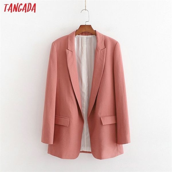 tangada women vintage solid blazer 2020 fashion female long sleeve elegant jacket ladies work wear blazer suits lj201021, White;black
tangada women vintage solid blazer 2020 fashion female long sleeve elegant jacket ladies work wear blazer suits lj201021, White;black