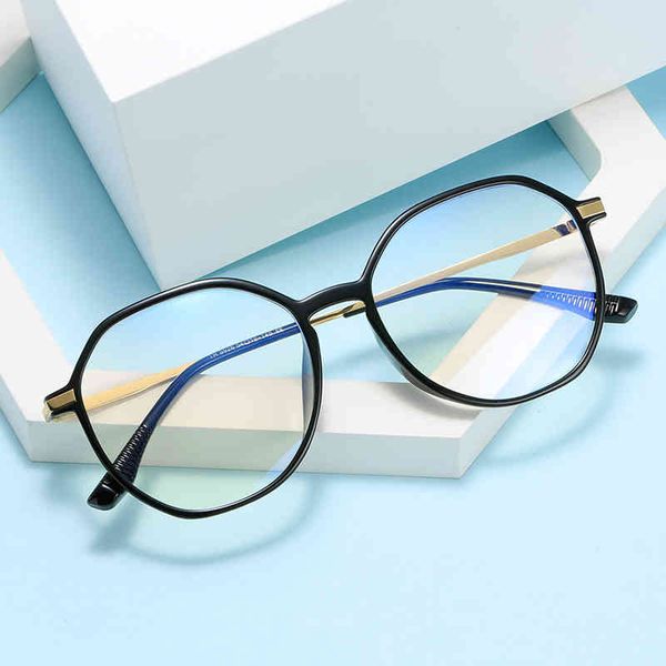 sunglasses irregular personality frame women's fashion korean tr90 anti blu ray computer flat light can be matched with myopia z54e, White;black 
sunglasses irregular personality frame women's fashion korean tr90 anti blu ray computer flat light can be matched with myopia z54e, White;black