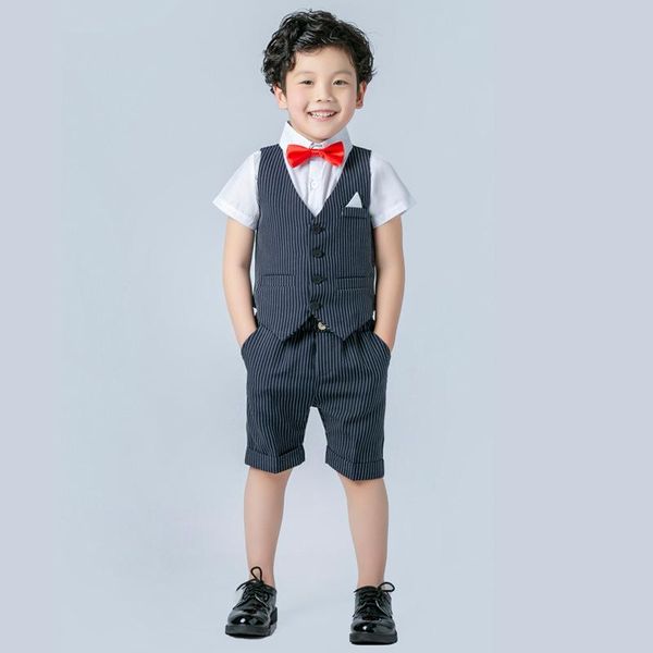 clothing sets summer children's striped vest set boys short-sleeved shirts waistcoat shorts outfit kids performance party clothes, White
clothing sets summer children's striped vest set boys short-sleeved shirts waistcoat shorts outfit kids performance party clothes, White