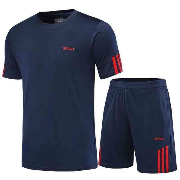 2022 new sportswear men's summer short sleeved casual loose quick drying cloth running basketball fitnsmanufacturer custom sports suit, Gray
2022 new sportswear men's summer short sleeved casual loose quick drying cloth running basketball fitnsmanufacturer custom sports suit, Gray