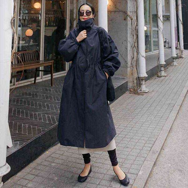 women's trench coats long windbreaker knee length korean fashion military zipper coat spring autumn loose style female overcoats t22080, Tan;black
women's trench coats long windbreaker knee length korean fashion military zipper coat spring autumn loose style female overcoats t22080, Tan;black