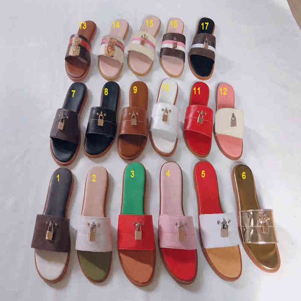women sandal lock it flat mule leather sliders slippers for summer padlock sandals flat flip flops 22 colors us 4-11 iae8, Black
women sandal lock it flat mule leather sliders slippers for summer padlock sandals flat flip flops 22 colors us 4-11 iae8, Black