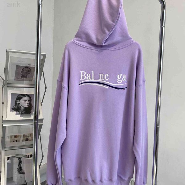 correct version of tide brand 2023 autumn and winter new paris family cola wave letter embroidered couple leisure hoodie, Black
correct version of tide brand 2023 autumn and winter new paris family cola wave letter embroidered couple leisure hoodie, Black