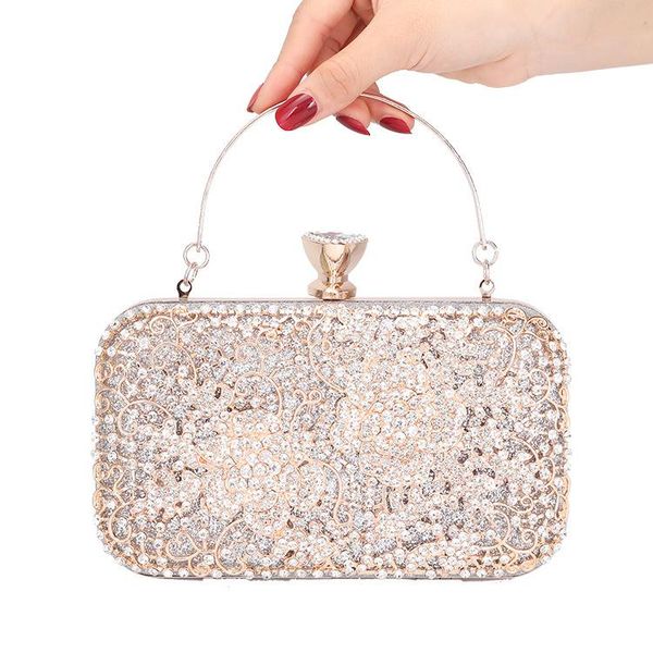 evening bags 2022 dinner bag women's diamond inlaid banquet dress hand one shoulder messenger
