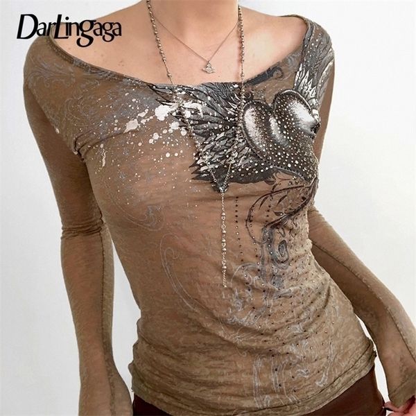 darlingaga retro grunge fairycore long sleeve t-shirt fashion heart print autumn pullover aesthetic 220408, White
darlingaga retro grunge fairycore long sleeve t-shirt fashion heart print autumn pullover aesthetic 220408, White