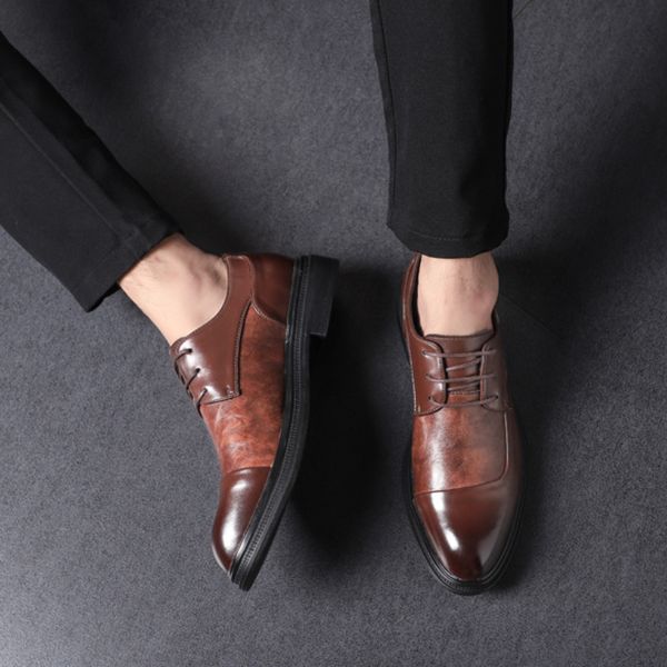 2022 elling classic luxury men's dress shoes new korean fashion casual british leather business shoes for man, Black
2022 elling classic luxury men's dress shoes new korean fashion casual british leather business shoes for man, Black