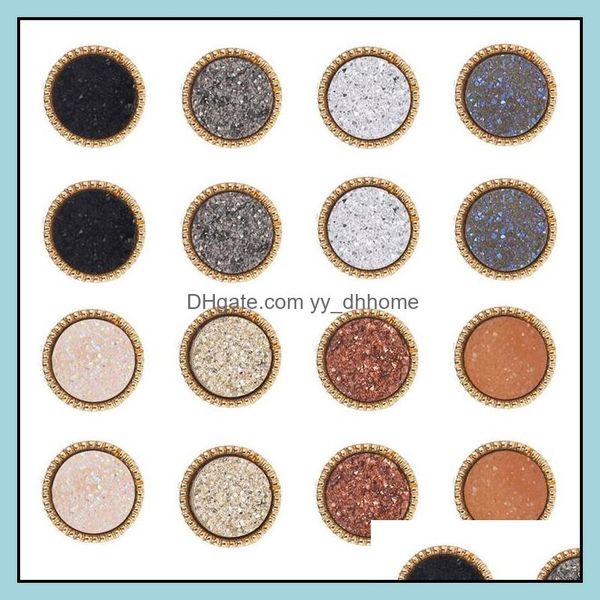 stud druzy drusy earrings mini resin round fashion designer jewelry gold studs drop delivery 2021 yydhhome dhbyn, Golden;silver
stud druzy drusy earrings mini resin round fashion designer jewelry gold studs drop delivery 2021 yydhhome dhbyn, Golden;silver
