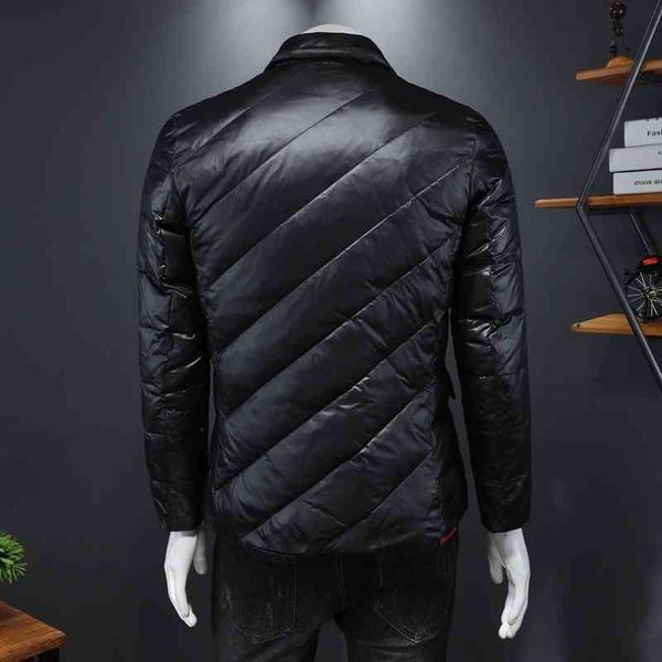 fashion new men's down jacket luxury brand designer wholesale lapel busins suit solid color coat men, Black
fashion new men's down jacket luxury brand designer wholesale lapel busins suit solid color coat men, Black