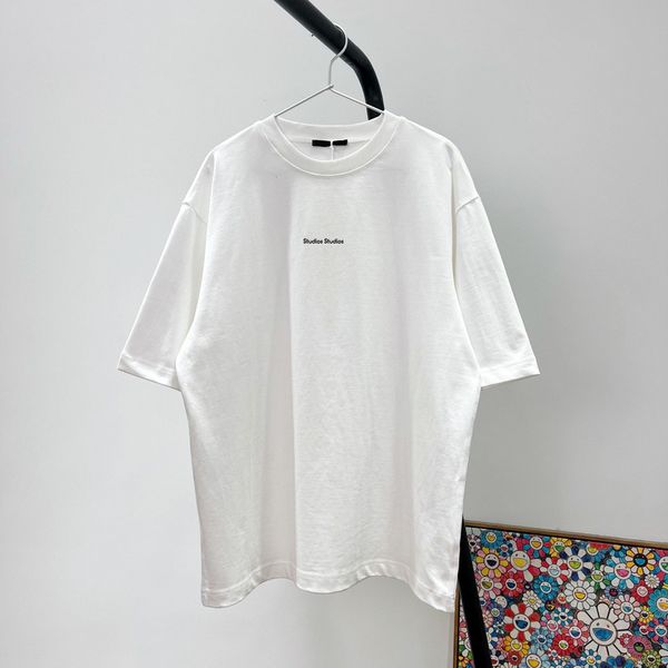 fashion 22ss studios letter printed tee short sleeve crew neck t-shirt solid color man women summer casual hip hop highstreet 4xt5, White;black
fashion 22ss studios letter printed tee short sleeve crew neck t-shirt solid color man women summer casual hip hop highstreet 4xt5, White;black