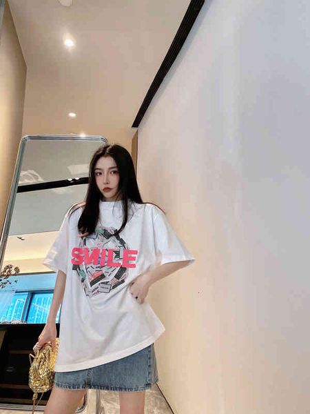 women's t-shirt dt buyer store 22 spring and summer minority designer korean loose letter sign printed cotton short sleeve t-shirt jyl7, White
women's t-shirt dt buyer store 22 spring and summer minority designer korean loose letter sign printed cotton short sleeve t-shirt jyl7, White