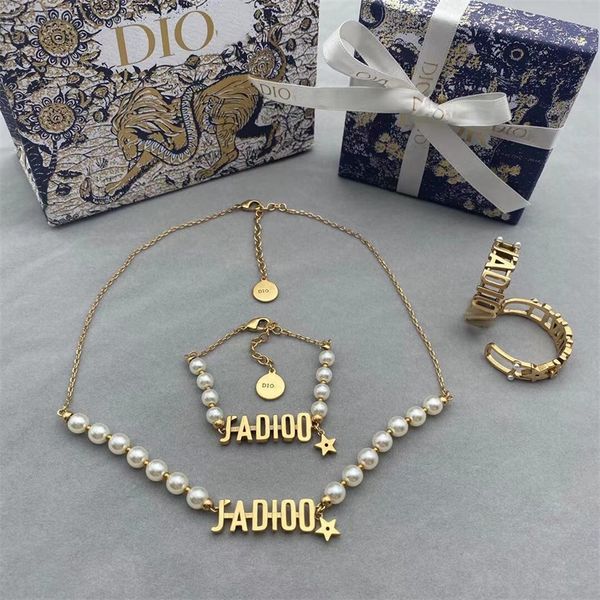 designer jewelry online new letter star pearl necklace bracelet set women's net red same style celebrity temperament earrings, Black
designer jewelry online new letter star pearl necklace bracelet set women's net red same style celebrity temperament earrings, Black