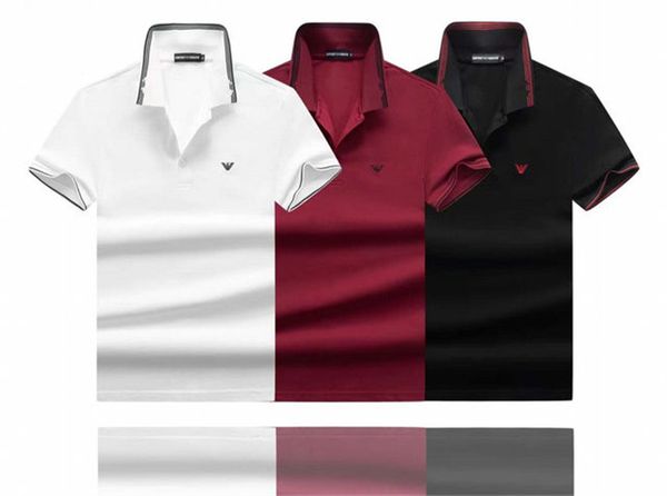 luxury brand mens designer polo t shirt summer fashion breathable short-sleeved lapel casual tm31, White;black
luxury brand mens designer polo t shirt summer fashion breathable short-sleeved lapel casual tm31, White;black