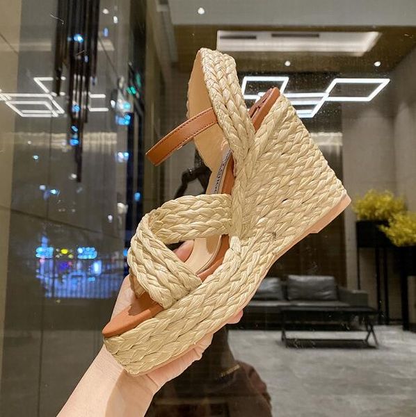 summer new design global limited edition slippers woven with hemp rope women's sandals summer lame heels fashion shoes 9.5cm, Black
summer new design global limited edition slippers woven with hemp rope women's sandals summer lame heels fashion shoes 9.5cm, Black