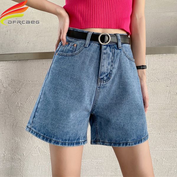 casual high waist wide leg denim shorts for women jean shorts summer korean style blue or white bermuda shorts y200822, White;black
casual high waist wide leg denim shorts for women jean shorts summer korean style blue or white bermuda shorts y200822, White;black