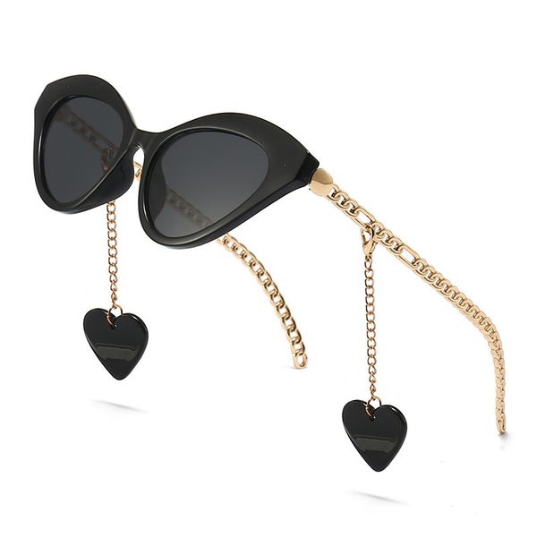vintage small cat eye sunglasses women luxury designer sun glasses shades classic gold chain heart pendant uv400 gafas 220506, White;black
vintage small cat eye sunglasses women luxury designer sun glasses shades classic gold chain heart pendant uv400 gafas 220506, White;black