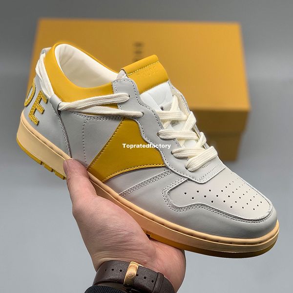 rhude rhecess distressed leather sneakers for mens skates shoes men skate shoe women sneaker womens casual in yellow, White;red
rhude rhecess distressed leather sneakers for mens skates shoes men skate shoe women sneaker womens casual in yellow, White;red
