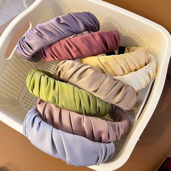 candy color satin wrapped headband women wide-brimmed hairband headwear hair accessories, Slivery;white
candy color satin wrapped headband women wide-brimmed hairband headwear hair accessories, Slivery;white