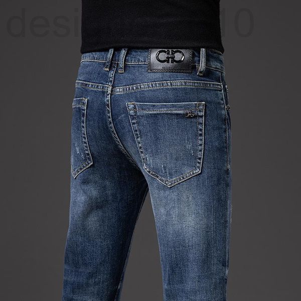 men's jeans designer autumn and winter new thick jeans men's korean version elastic cotton slim fit leggings s83s, Blue
men's jeans designer autumn and winter new thick jeans men's korean version elastic cotton slim fit leggings s83s, Blue