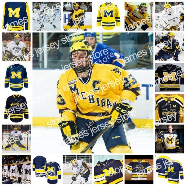 ncaa 2022 2022 ncaa custom michigan wolverines stitched hockey jersey 31 strauss mann 23 jimmy lambert 7 nick blankenburg 43 quinn hughes 14, Black 
ncaa 2022 2022 ncaa custom michigan wolverines stitched hockey jersey 31 strauss mann 23 jimmy lambert 7 nick blankenburg 43 quinn hughes 14, Black