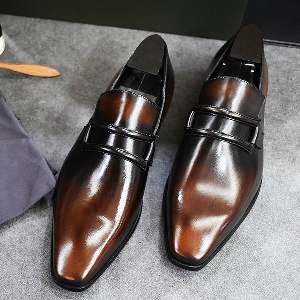 handmade men's shoes fashion business and leisure high-end color change one foot of lefu shoes, Red;white
handmade men's shoes fashion business and leisure high-end color change one foot of lefu shoes, Red;white