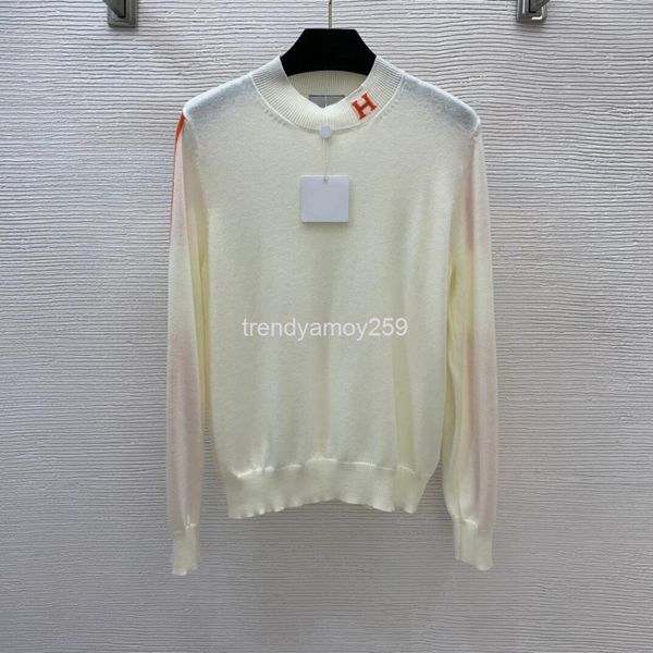 women's knits & tees autumn and winter wool blend soft skin friendly fabric sleeve edge contrast h letter decorative round neck pullove, White
women's knits & tees autumn and winter wool blend soft skin friendly fabric sleeve edge contrast h letter decorative round neck pullove, White