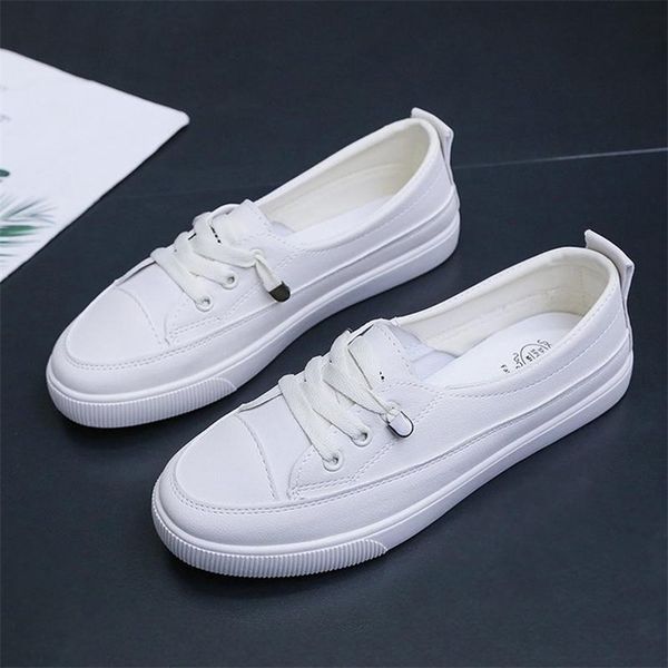 comemore woman summer loafers white rubber sole vulcanize sports flat shoes female pu leather sneakers 220804, Black
comemore woman summer loafers white rubber sole vulcanize sports flat shoes female pu leather sneakers 220804, Black