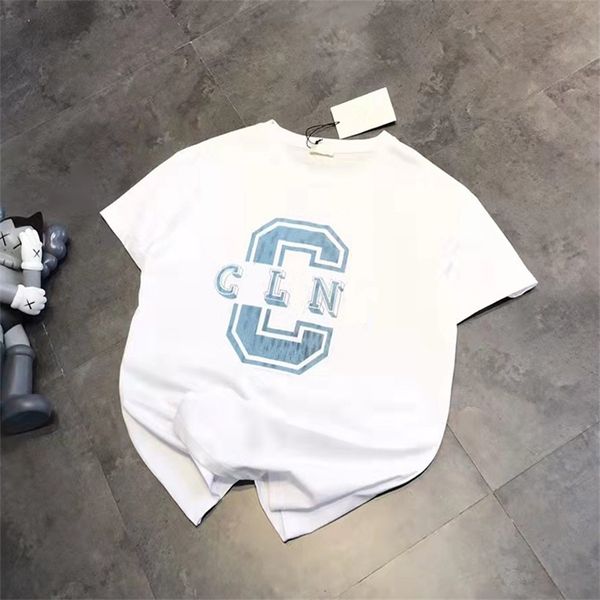 early spring new letters old print round neck t-shirt women's simple loose short sleeves, White
early spring new letters old print round neck t-shirt women's simple loose short sleeves, White