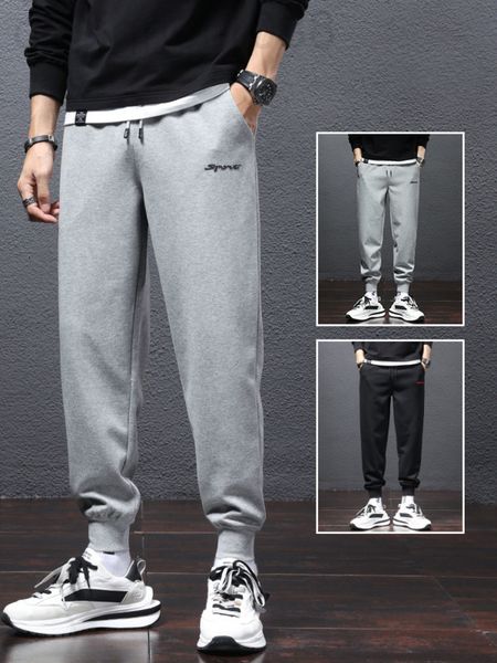 men's pants designer men's korean version fashion spring sports casual pants loose and handsome leggings knitted guard 6ftm, Black
men's pants designer men's korean version fashion spring sports casual pants loose and handsome leggings knitted guard 6ftm, Black
