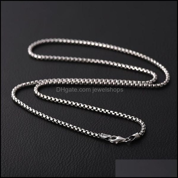 chains m wide box necklace pendant pure 925 sterling sier men women chain statement jewelry for womenchains drop jewelshops dhi4c, Silver
chains m wide box necklace pendant pure 925 sterling sier men women chain statement jewelry for womenchains drop jewelshops dhi4c, Silver