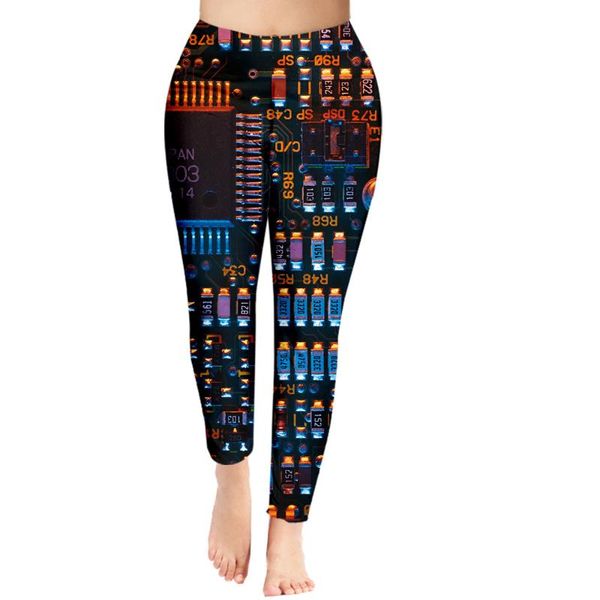 men's pants men's pants 3d electronic chip pattern print women's elastic slim sports street style casual girls', Black
men's pants men's pants 3d electronic chip pattern print women's elastic slim sports street style casual girls', Black