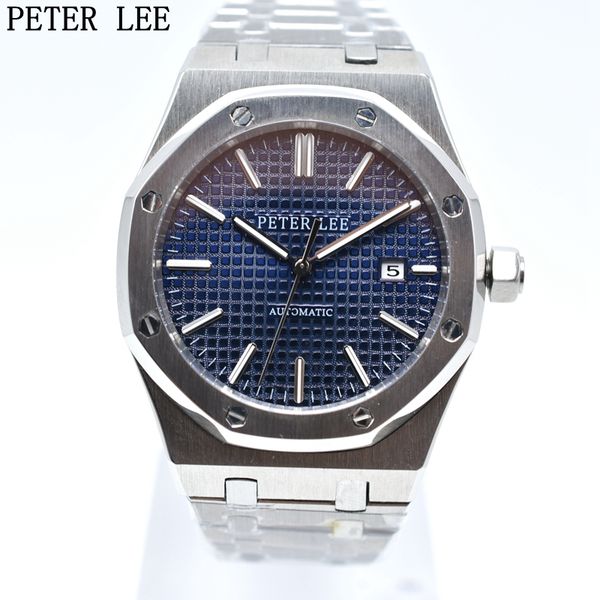 2022 peter lee with box mens watches 41mm mechanical automatic watch ceramic bezel sapphire master sports watch glide buckle 2813 movement m, Slivery;brown
2022 peter lee with box mens watches 41mm mechanical automatic watch ceramic bezel sapphire master sports watch glide buckle 2813 movement m, Slivery;brown