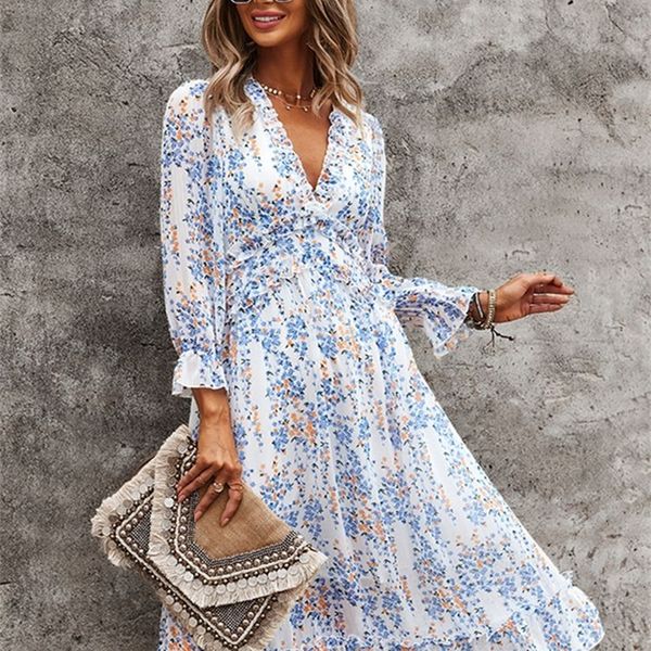 ladies vintage print chiffon dress women spring autumn casual ruffles high waist bohemian beach female vestidos 220425, Black;gray
ladies vintage print chiffon dress women spring autumn casual ruffles high waist bohemian beach female vestidos 220425, Black;gray