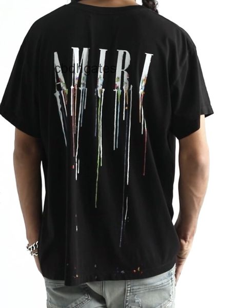 designer t shirts 2022 amirss high version summer fashion brand letter slogan color splash ink men's and women's couple short slee, White;black
designer t shirts 2022 amirss high version summer fashion brand letter slogan color splash ink men's and women's couple short slee, White;black