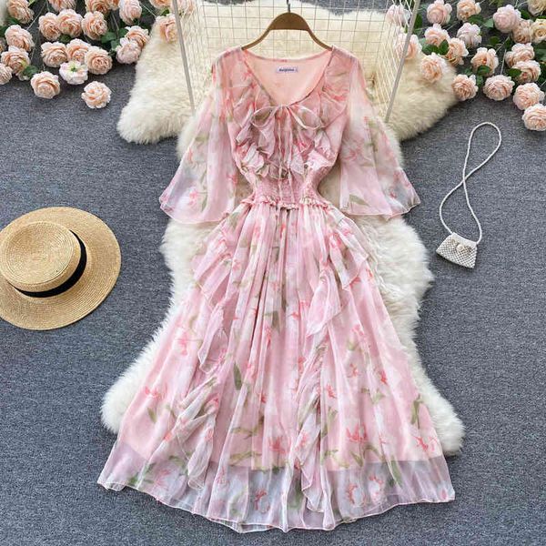 casual dresses 2022 spring style french temperament waist closing thin fairy skirt fashion floral dress 9rre, Black;gray
casual dresses 2022 spring style french temperament waist closing thin fairy skirt fashion floral dress 9rre, Black;gray