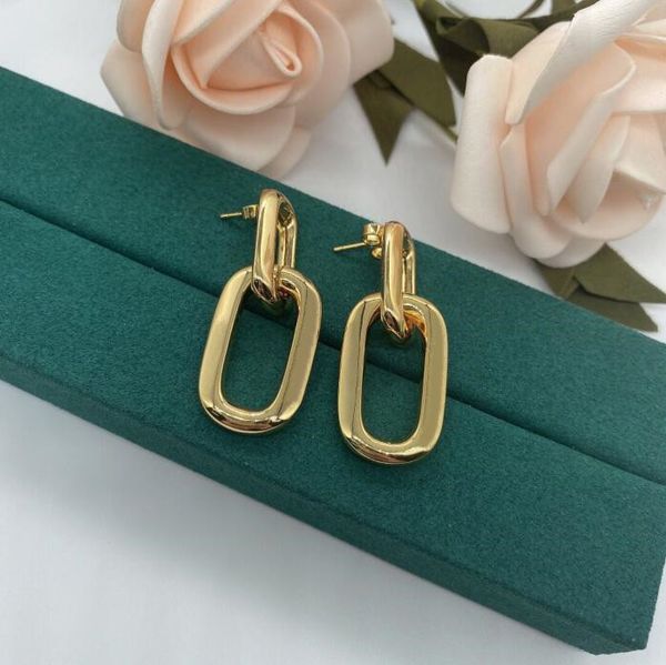 fashion designer jewelry earrings elegant women hoop earrings luxury 18k gold lady ear studs wedding accessories beautiful large loop earrin, Golden;silver
fashion designer jewelry earrings elegant women hoop earrings luxury 18k gold lady ear studs wedding accessories beautiful large loop earrin, Golden;silver