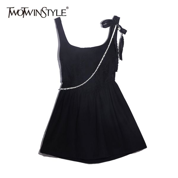 patchwork lace dress for women square collar sleeveless hollow out black mini dresses female fashion 210423, Black;gray
patchwork lace dress for women square collar sleeveless hollow out black mini dresses female fashion 210423, Black;gray