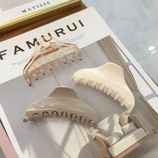 oversized geometry hairclip acrylic hair claw rectangle transparent ponytail hairpin solid color accessories, Slivery;white
oversized geometry hairclip acrylic hair claw rectangle transparent ponytail hairpin solid color accessories, Slivery;white