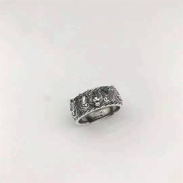 925 sterling silver black tiger head ring retro classic sterling silver tiger head ring male and female hip-hop tiger head ring2067
925 sterling silver black tiger head ring retro classic sterling silver tiger head ring male and female hip-hop tiger head ring2067