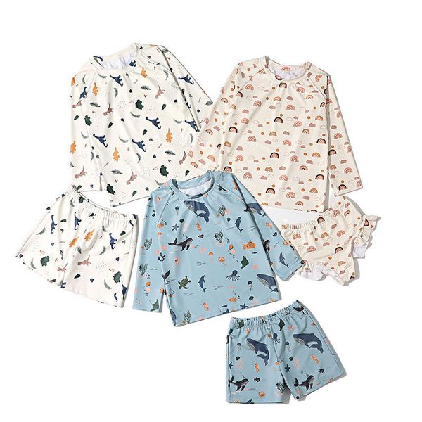 children swimwear with long sleeves hat 3 pcs kids rashguard boys swimming tee pants girls tankini teenage summer surfing suit 220530, Blue
children swimwear with long sleeves hat 3 pcs kids rashguard boys swimming tee pants girls tankini teenage summer surfing suit 220530, Blue