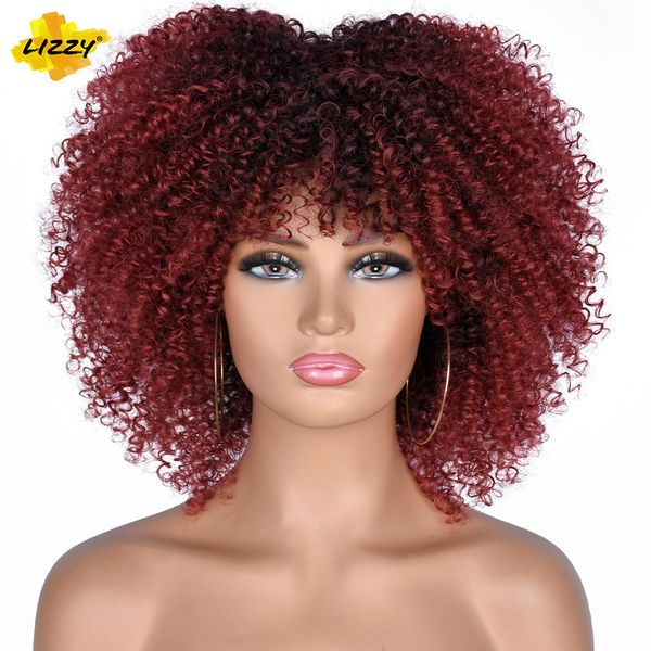 lx brand short afro kinky curly wigs with bangs for black women african synthetic omber glueless cosplay heat resistant curly wigs lizzyfact
lx brand short afro kinky curly wigs with bangs for black women african synthetic omber glueless cosplay heat resistant curly wigs lizzyfact