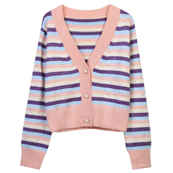 6 2022 milan runway autumn brand same style sweater long sleeve v neck pink cardigan fashion clothes womens mingmei, White;black
6 2022 milan runway autumn brand same style sweater long sleeve v neck pink cardigan fashion clothes womens mingmei, White;black