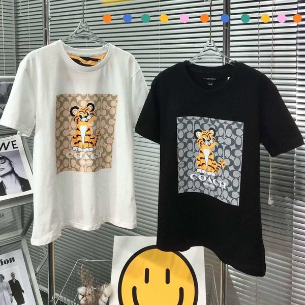 designer men women foreign trade original big brand export to europe and america kou family small tiger short sleeve oversize printing 2022, White;black
designer men women foreign trade original big brand export to europe and america kou family small tiger short sleeve oversize printing 2022, White;black