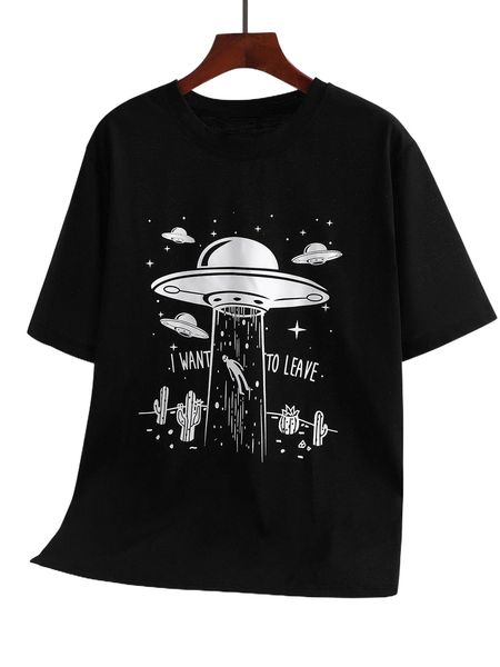 men slogan & figure graphic tee m8co#, White;black
men slogan & figure graphic tee m8co#, White;black