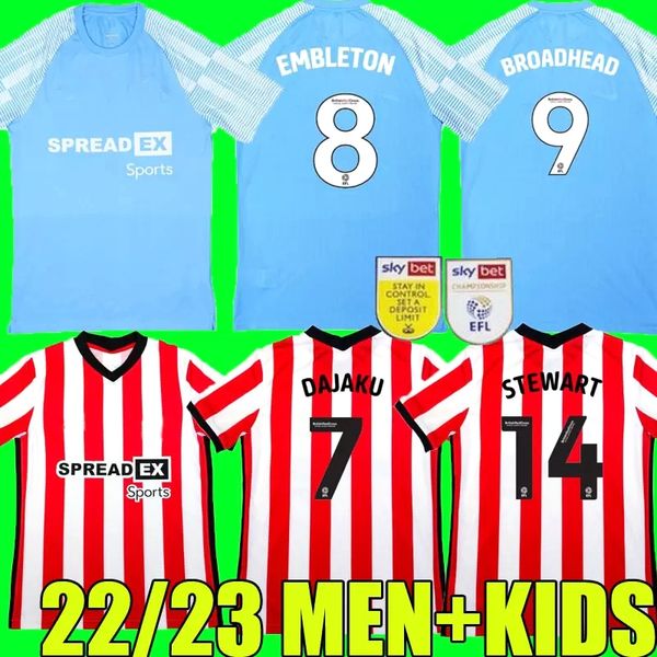 sunderland 22 23 soccer jerseys home away 2022 2023 camiseta de futbol dajaku embleton broadhead gooch o'nien pritchard stewart clarke, Black;yellow
sunderland 22 23 soccer jerseys home away 2022 2023 camiseta de futbol dajaku embleton broadhead gooch o'nien pritchard stewart clarke, Black;yellow