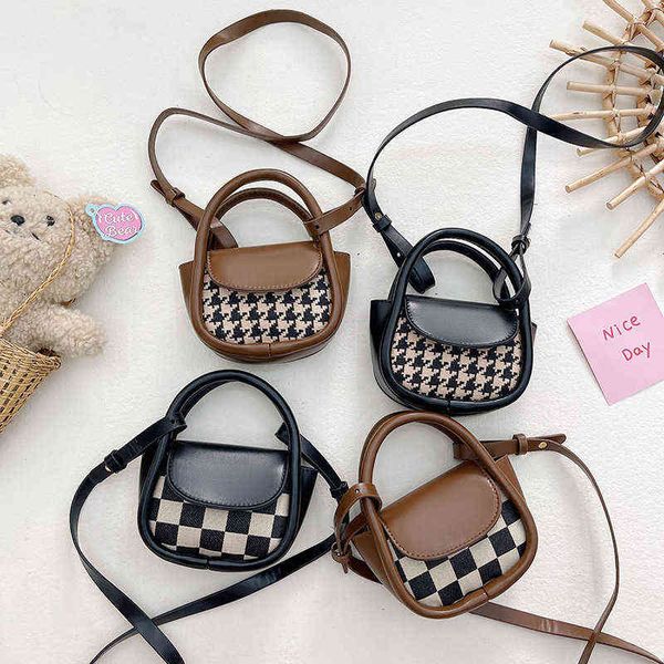 korean plaid children's bag cute girl one shoulder messenger bag fashion handbag children's zero wallet, Black
korean plaid children's bag cute girl one shoulder messenger bag fashion handbag children's zero wallet, Black
