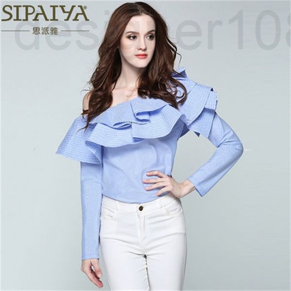 women's blouses & shirts designer summer 13 ruffle long sleeved shirt 2021 a8b0, White
women's blouses & shirts designer summer 13 ruffle long sleeved shirt 2021 a8b0, White