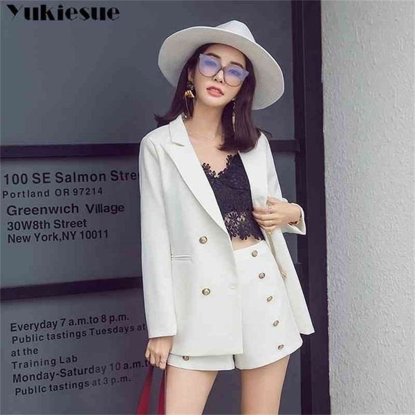 elegant office lady short suit set women 2 piece set white color jacket blazer high waist mini pant suits female tracksuit 210412
elegant office lady short suit set women 2 piece set white color jacket blazer high waist mini pant suits female tracksuit 210412